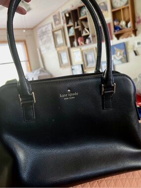 Kate Spade Greene Street Mariella Black Leather Shoulder Bag